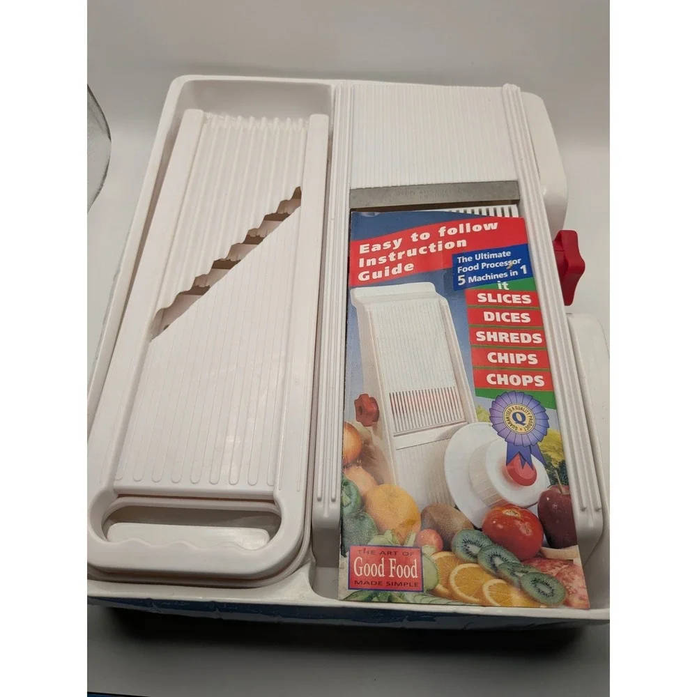 As Seen On TV Super Slicer 7pc Manual Multifunction Slicer Set Fruit Veg 97298